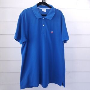 Brooks Brothers Men's Slim Fit Performance Polo Royal Blue L